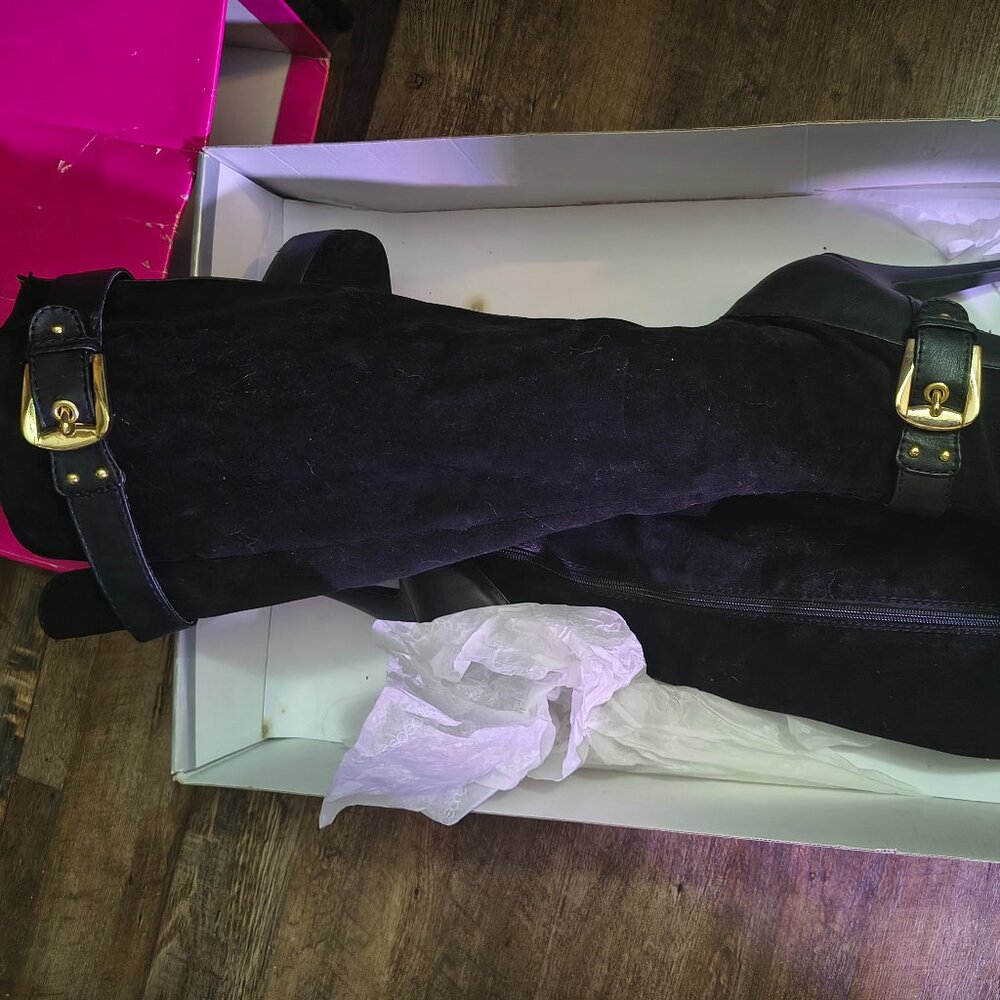 Over-the-Knee - Black - Boots - Size 11
